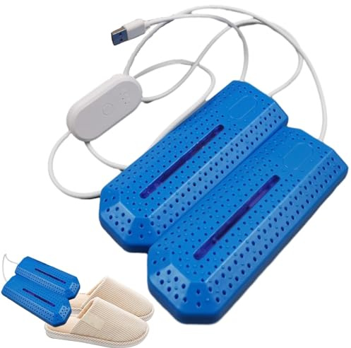 Machine sèche chaussures - Chauffe-chaussures avec chauffage 360 degrés Séchoir Déodorant USB, Sèche pieds à séchage rapide élimine les odeurs avec minuterie pour chaussettes, bottes, chaussures