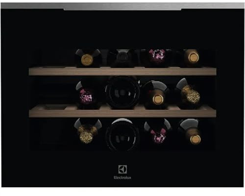 Electrolux KBW6X - Cantinetta Vino, 15 Bottiglie, Statico, Nero, Classe energetica F