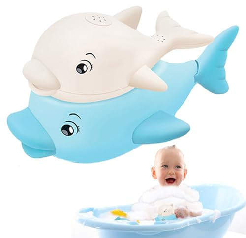 Badewannenspielzeug Sprinkler,Leuchtendes Babyspielzeug Für Die Badewanne - Interaktives Musikspiel Mit Sinnesanregung Für Unterwegs, Garten, Spielzeit, Schwimmen Und Freibad