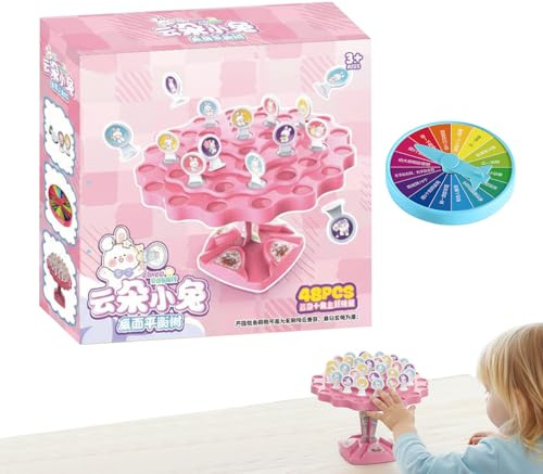 Générique Gioco di Equilibrio - Impilamento Puzzle Educativo,Torre di impilamento Gioco da tavolo per bambini - per l'educazione precoce ragazzi ragazze adulti feste al coperto notte