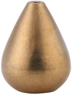 Supporto per bastoncini di incenso Supporto per incenso a forma di goccia d'acqua Mini bastoncini di incenso in ottone Supporto per bastoncini di incenso per camera da tè