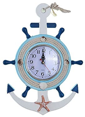 Lámpara de pared de dibujos animados de 10 W, lámparas de pared ultrafinas LED con forma de ancla de barco náutico creativo, apliques de pared de 3 colores regulables de estilo americano para