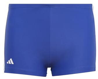 Adidas Jungen Classic 3-Stripes Swim Boxers, Semi Lucid Blue/White, 15-16 Years