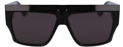 KARL LAGERFELD Unisex Adult Sunglasses KLJ6148S - Shiny Black with Solid Smoke Lens