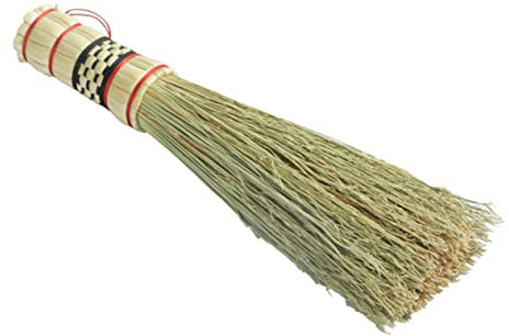 Ipetboom natürliche Topfbürste asiatisches Kochgeschirr Wok-Reinigungsschneebesen Pinsel küche Kitchen Brush Küchenhelfer Schrubber für Geschirr hölzern Kochutensilien Kessel Stroh Wäscher