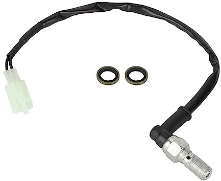 Interruptor de Luz de Freno Hidráulico de Motocicleta, Interruptor de Freno Hidráulico de una Sola Línea M10x1, Interruptor de Luz de Freno Hidráulico ABS para Moto 640 690 950 990