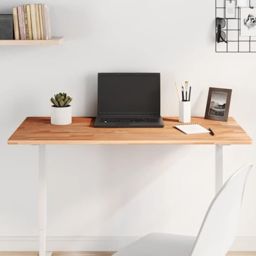LAPOOH Tischplatte 100x60x1,5 cm Rechteckig Massivholz Buche, Arbeitsplatte, Holzplatte, Schreibtischplatte, Waschtischplatte, Küchenarbeitsplatte - 3188892