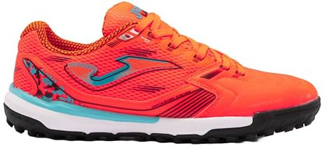 Joma Fußball-Stollen für Rasen, Obermaterial aus Synthetik und Mesh, VTS-Belüftung, Zehenschutz, strapazierfähige Außensohle, für Herren und Damen, Schwarz Weiß, 42.5 EU