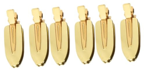 Beatifufu 3paires Pinces à Cheveux Métalliques Sans Trace Pour Coiffure Clips Pratiques Pour Stylisme Capillaire