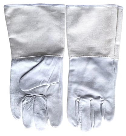 BADIKA Welding Gloves Welding Gloves Premium Hand Protection from Welder, Cutting, Torch Heat, Gauntlet Cuff, Tig Welder, Grilling Oven
