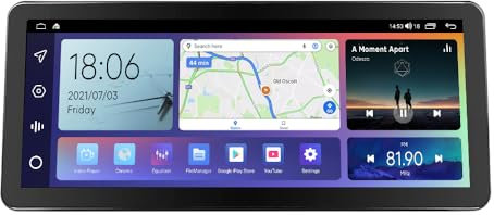12.3 Inch Car Radio Multimedia Video Stereo GPS Navigation For Toyota RAV4_Wianda 2020-2022 year,Android 12.0 Wireless Player,CarPlay Auto Bluetooth,Retain Original System,IPS Touch Screen Replacement