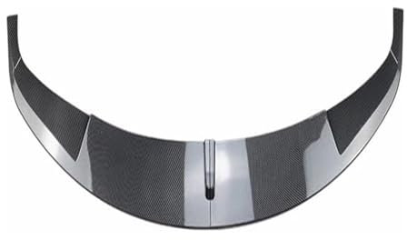 Frontstoßstange Lippe Für B&MW F30 F31 F35 3 Serie 2012-2018 Auto Frontschürze Spoiler Lippe Auto Body Kit Untere Splitter Schutzplatte Frontspoiler(Carbon Look A)
