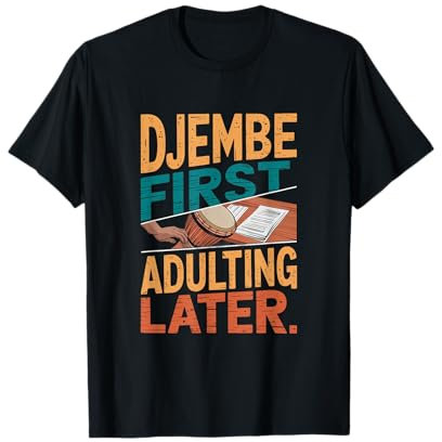 Djembe Erster Erwachsener später T-Shirt