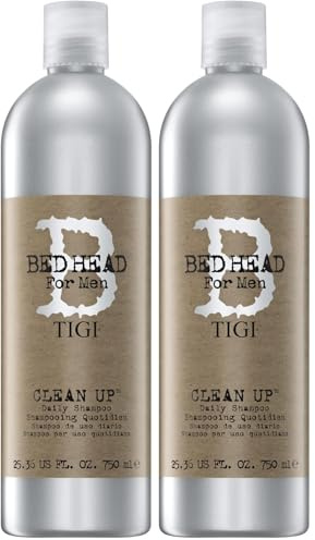 Bed Head for Men by Tigi Clean Up Männershampoo für normales Haar, 750 ml (2er Pack)