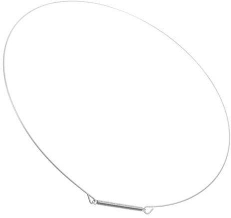 SHINEOFI Anillo de Retención y Alambre de Acero 33cm, Evita Fugas Fácil Instalación para Puerta de Lavadora de Carga Frontal