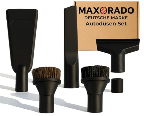 Maxorado Komfort bildammsugare munstycken set kompatibel med Bosch Siemens Miele Kärcher Einhell Numatic Severin Dirt Devil Rowenta I 35 mm/32 mm bilreservdelar sats