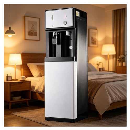 Fontaine A Eau,Distributeur Eau Raccordement Au Réseau,Réglage De La Température sur 3 Niveaux,Refroidisseur d'eau sur Pied pour La Maison Le Bureau Le Commerce Et L'entreprise