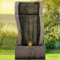AMUR Gartenbrunnen Brunnen Zierbrunnen Zimmerbrunnen Springbrunnen 230V Wasserfall Wasserspiel für Garten, Gartenteich, Terrasse, Balkon Sehr Dekorativ
