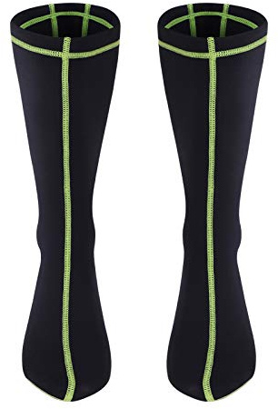 FakeFace Lange Neoprensocken Professionelle Thermo Tauchsocken Strandsocken Beachsocken Damen Herren Wasserdicht Neopren-Socken Schwimmen Socken Tauch Füßlinge für alle Wassersport