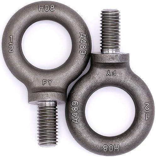 2 Pcs Lifting Shoulder Eye Bolts 1/2-13 X 1