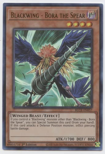 Blackwing - Bora The Spear - BLCR-EN057 - Ultra Rare - 1:a upplagan