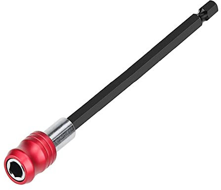 1PCS Drill Bit Extension Quick Release 1/4 Hex Shank Magnetic Screwdriver Drill Bits Holder Bar Chuck Adapter Screw Driver Drill Bit Extender (150MM)