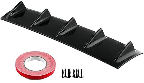 Auto ABS/Kohlefase Stoßstange Lippe Diffusor, Für Opel Life Adam Karl Corsa Tigra Chevette Heckspoiler Splitter Anti Crash Kratzfest Styling ZubehöR,A/Black-M