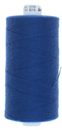 1000 Meter Polyester Nähgarn Jeansgarn Ledergarn Stärke 50 Ariadna Talia (739 - Jeansblau)