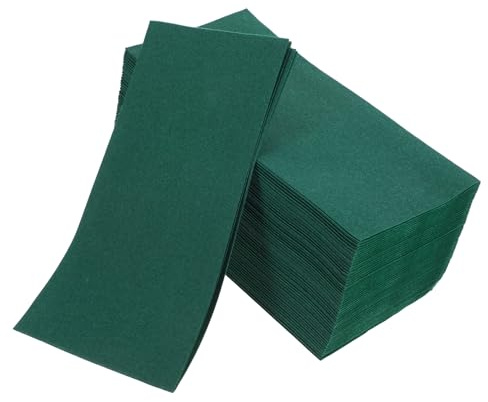 BUGUUYO 50stücke Wiederverwendbar Servietten Grün Dekorative Papierservietten Für Hochzeiten Partys Dinner Und Empfänge Weiche Und Saugfähige Gästehandtücher Vielseitig Einsetzbar