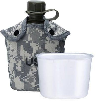 Generico Borraccia da mensa, borraccia portatile, Set da mensa da viaggio all'aperto, Borraccia leggera, borraccia resistente alle cadute per escursionismo, campeggio