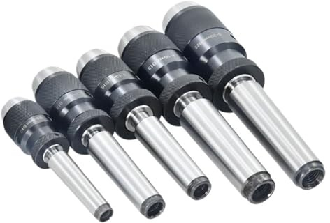 FUYUMIC 1 stücke Morse Kegel MT1 MT2 MT3 MT4 B10 B12 B16 B18 B22 Selbst Straffen Keyless Chuck for Bohrmaschine drehmaschine Bits(MTB3-B16(1-16) Set)