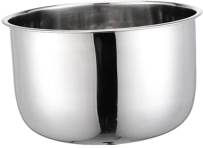 Sharplace Cuisinière électrique Pot Cuiseur de Riz Cuiseuse à Récipient Intérieur Multi-usage épaissis En Acier Inoxydable Pot Intérieur pour La Cuisine de Riz, 6L