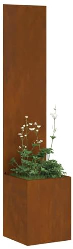 vidaXL Garten Sichtschutz-Leinwand Rostig 32 x 32 x 150 cm
