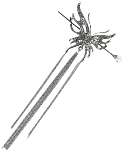 SKISUNO Schmetterlings Haarnadel für Damen Schwarzer Haarschmuck aus Metalllegierung Geeignet für Hochzeitsfrisuren und Tägliche Nutzung Zartes Farbdesign