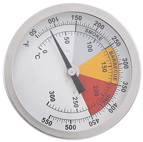 TARSHYRY Termometro a Griglia per Griglia Esterna, Termometri a 0-300 ℃ 1/2 Pollici NPT in Acciaio Inossidabile Termometro Temperatura del Forno Fornitore Fornitura di Temperatura per Carne