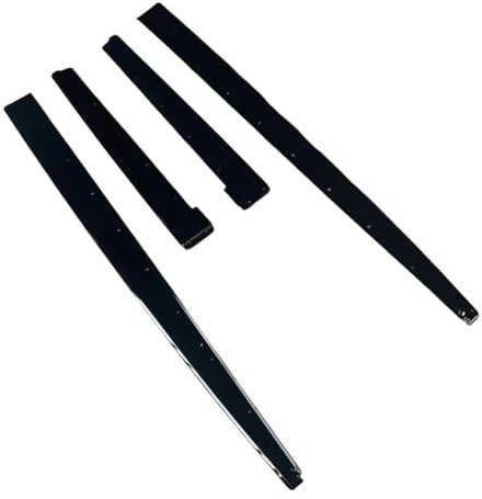 Séparateurs Bas Caisse pour BMW Série 3 F30 F31 2012-2018, Diffuseur De Jupes Latérales, Kit Carrosserie, Becquet Pare-Chocs, Noir Brillant