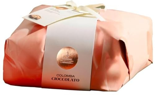 Colomba Cioccolato, Dolce Artigianale Pasquale con Gocce di Cioccolato e Glassa alle Mandorle, 1000g