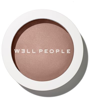 Well People Superpowder Bronzing Powder, Hydrating Baked Bronzing Powder For A Natural Glow, Semi-matte Finish, Vegan & Cruelty-free, Golden Hour