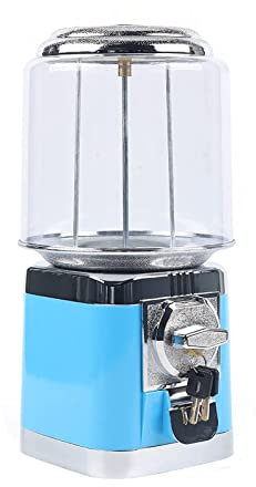 Kommerzielle mini lieferung automatische süßigkeitsmaschine, spielzeugautomaten, leere maschine for 32mm süßigkeiten schokoladenbohnen, danksagung weihnachten kinder geschenk ( Color : Blue )