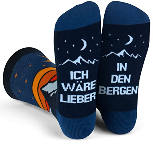Lavley Ich würde lieber Socken lustiges Geschenk für Männer und Frauen
