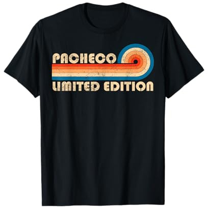 PACHECO Retro 70s 80s Sunset Stripe Camiseta