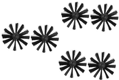 DECHOUS 6pcs Chimney Brush Heads for Dryer Duct Cleaning Lint Remover Tool Vent Lint Sweeping Tool for Fireplace Accessories Replacement Vent Brush Accessories without Rod