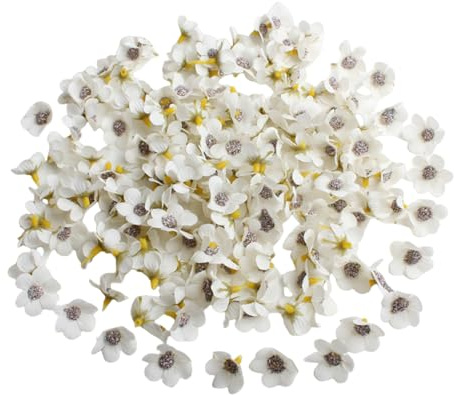 Rikyo Künstliche Gänseblümchen aus Seide, kleine Blütenköpfe, 2,5 cm, Mini-Blütenköpfe für Hochzeit, Party, Schuhe, Hüte, DIY-Kranz, Dekoration, Großpackung künstliche Wildblumen zum Basteln,