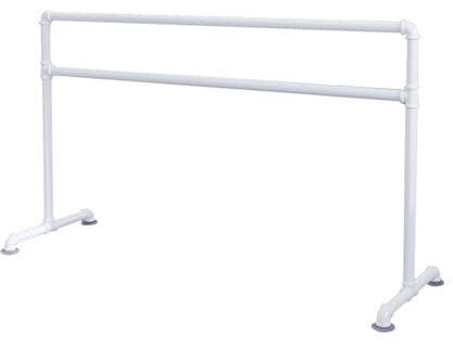 Ballettstange Eisen Freistehende Ballettstange für Zuhause Ballet Bar Tanzstange für Kinder Strapazierfähig für Ballet,Bewegungstraining,Stretching,Rutschfest,Stützstange (195*60*105cm)