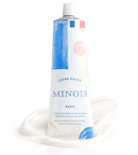 Minois Paris - Crème Hydratante Visage et Corps Bébé - Dès la Naissance pour Peaux Sensibles - 98% Ingrédients d'Origine Naturelle - Fleur d’Oranger, Karité, Amande Douce - Made in France - 100ML