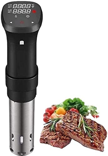 Smart Sous Vide Precision Cooker, Sous Vide Cooker Machine, Sous Vide Immersion Circulator, Temporizador Digital de Temperatura Precisa, IPX7 Impermeable, 1100W, Negro