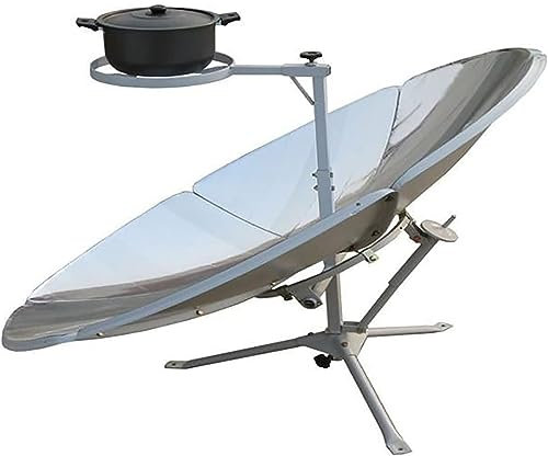 Forno solare portatile per esterni, concentratore solare ad alta temperatura 800 ~ 1000 °C per cucinare, bollire e riscaldare in campeggio, escursioni e situazioni di emergenza