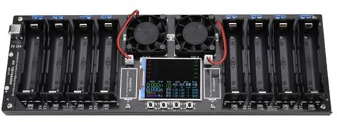 Multiple Channel 18650 Battery Capacity Tester Feature Internal Resistance&Color Display Efficient Charging Discharging