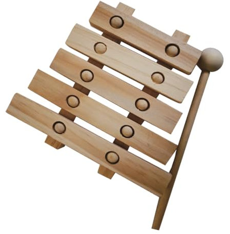 Gadpiparty Holz Klopf Xylophon Selbstgemacht Bastelset Für Kinder Naturbelassenes Malspielzeug Pädagogisches Klangspiel Für Kreatives Basteln Und Musikförderung