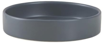 FZL02068LM Soucoupe Plateau d'égouttage Rond et Profond for Plantes, soucoupes en céramique for Pots de Fleurs, for Le Jardinage Domestique, Trois Couleurs Coupelle Pot de Fleur(Grigio,Grand)